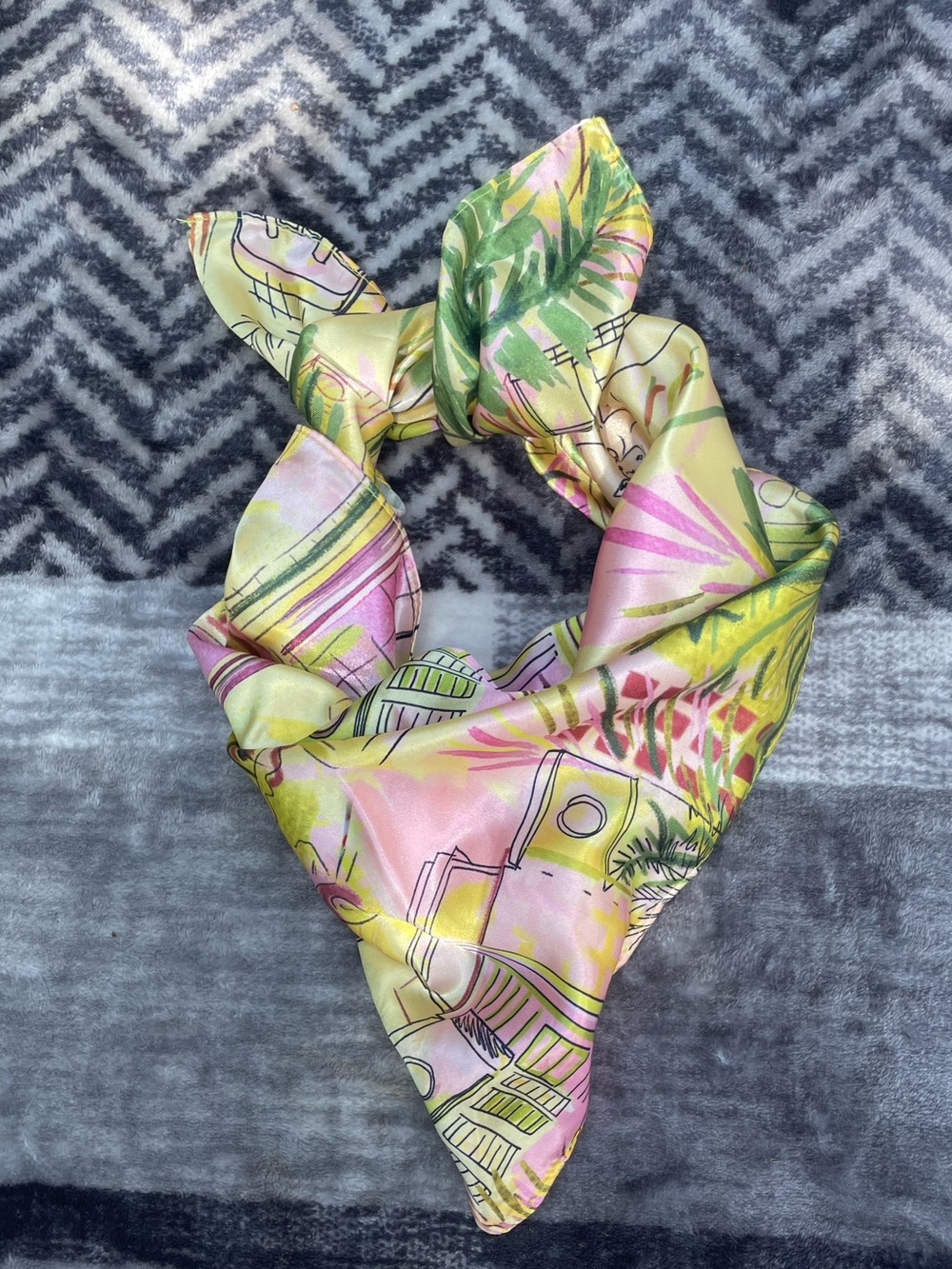 Inspired by (Hermès "Faubourg Tropical") Scarf EUC